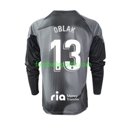 Tenue Atlético Madrid Jan Oblak 13 Gardien Exterieur 2022-2023 Maillot de Foot ML